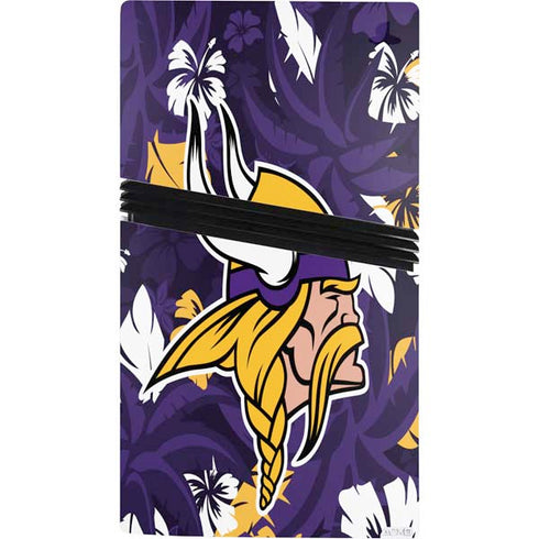 NFL Minnesota Vikings Tropical Print PS5 Pro Console Skin